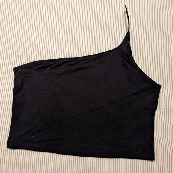 Aritzia Wilfred Free Nicole Top - One-Shoulder Crop Top - Picture 5 of 5